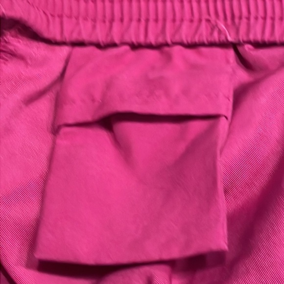 XL Nike pink white side stripe 4-pocket split ankle athletic track jogger pants - Picture 12 of 14